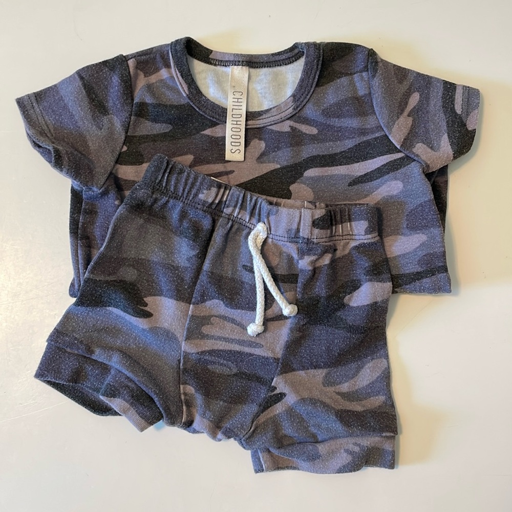 Childhoods ribbed set 12-18 month camo